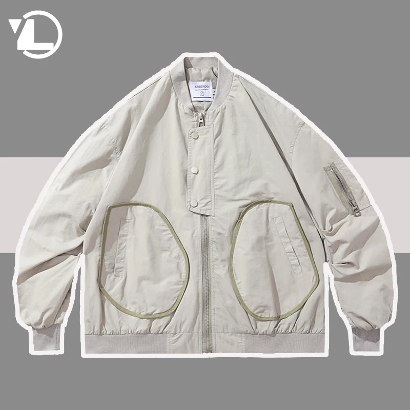 Retro Bomber Jacket Men Women Loose Autumn Outdoor Pilot Baseball Jackets Street Japanese Harajuku Outerwear Unisex Spring 2023
Retro Bomber Jacket Men Women Loose Autumn Outdoor Pilot Baseball Jackets Street Japanese Harajuku Outerwear Unisex Spring 2023