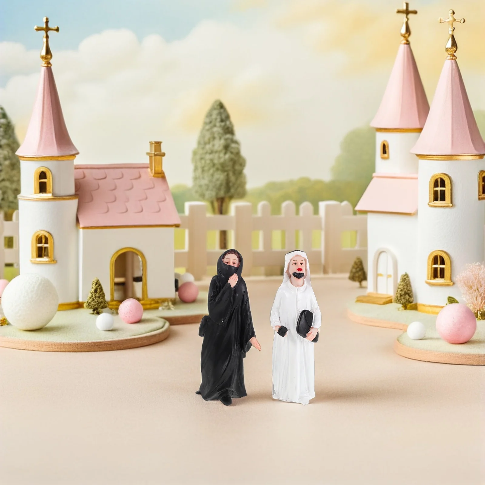 2Pcs Arabian Couple Resin Miniature Bonsai Decor Middle East Cultural Resin Craft Figure Office Desk Shelf Display
2Pcs Arabian Couple Resin Miniature Bonsai Decor Middle East Cultural Resin Craft Figure Office Desk Shelf Display