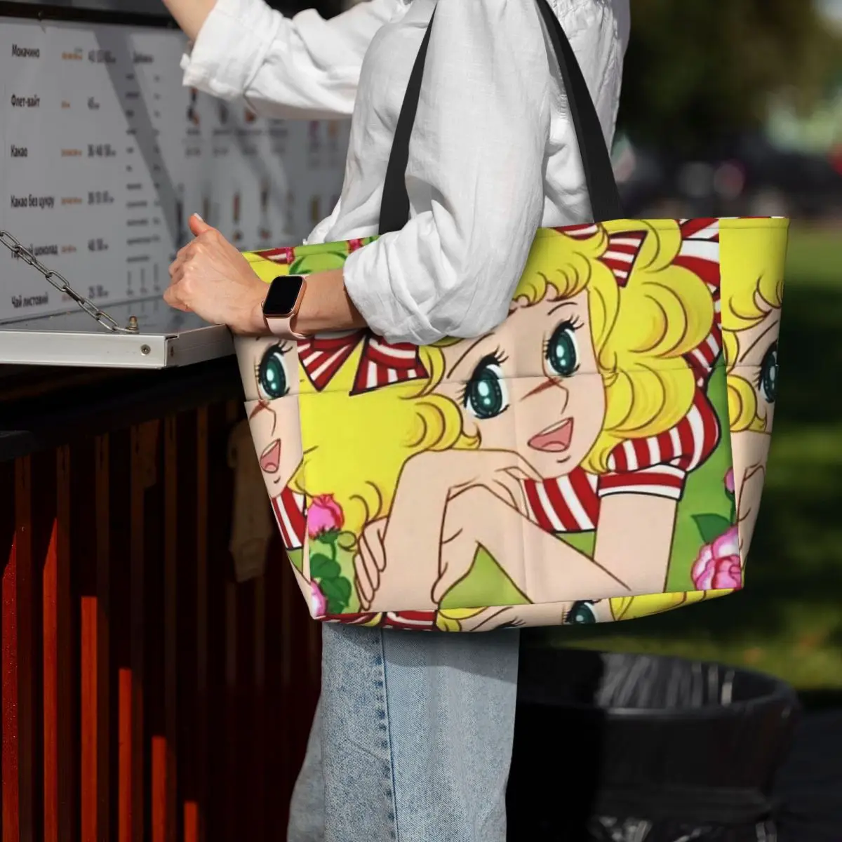 Candy Candy Anime Beach Tote Bag Sport Gym Yoga Duffle Large Tote Bag Women Travel Bag Fitness bag
Candy Candy Anime Beach Tote Bag Sport Gym Yoga Duffle Large Tote Bag Women Travel Bag Fitness bag