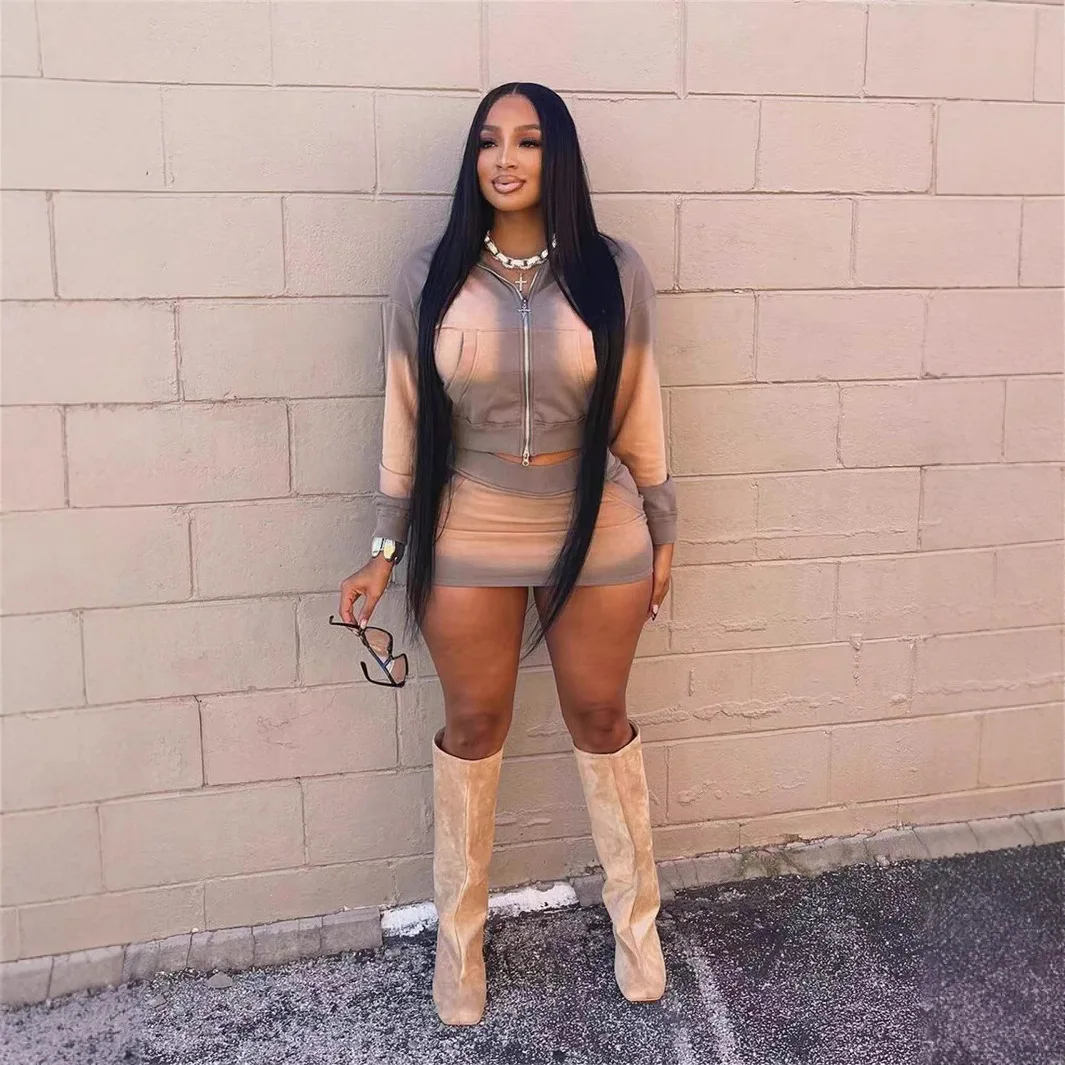 Two Piece Sets Women Skirt Set Dress Sets Hooded Zipper Coats Matching Sets Short Skirts A Line Elastic Waist Y2k Streetwear
Two Piece Sets Women Skirt Set Dress Sets Hooded Zipper Coats Matching Sets Short Skirts A Line Elastic Waist Y2k Streetwear