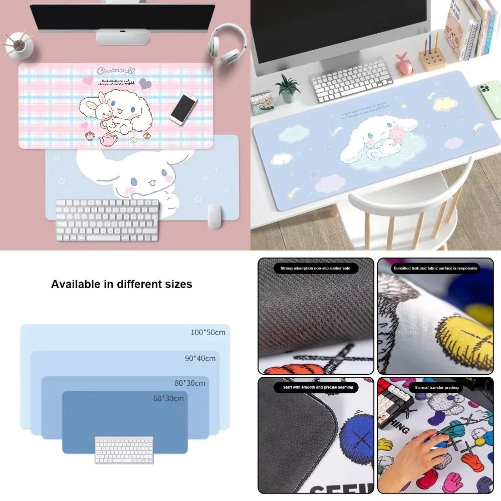 Sfeae Cinnamoroll Коврик для мыши аниме Kawaii Большой коврик Gaming Kuromi Коврик для мыши Gamer Stitching Настольный коврик XXL для ПК Клавиатура Мышь Автомобиль
Sfeae Cinnamoroll Коврик для мыши аниме Kawaii Большой коврик Gaming Kuromi Коврик для мыши Gamer Stitching Настольный коврик XXL для ПК Клавиатура Мышь Автомобиль