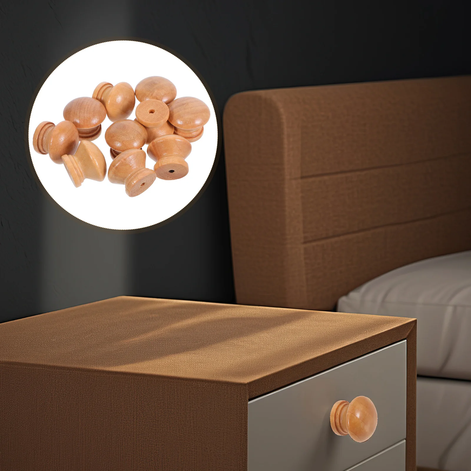 10pcs Wooden Drawer Knobs Black Khaki Wood Handle Vintage Cabinet Pulls Mushroom Shape Dresser niture Accessories
10pcs Wooden Drawer Knobs Black Khaki Wood Handle Vintage Cabinet Pulls Mushroom Shape Dresser niture Accessories