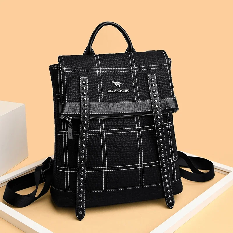 Женский дорожный рюкзак Mochila Feminina, противоугонный женский кожаный рюкзак, высококачественный рюкзак, школьные сумки для девочек-подростков
Женский дорожный рюкзак Mochila Feminina, противоугонный женский кожаный рюкзак, высококачественный рюкзак, школьные сумки для девочек-подростков