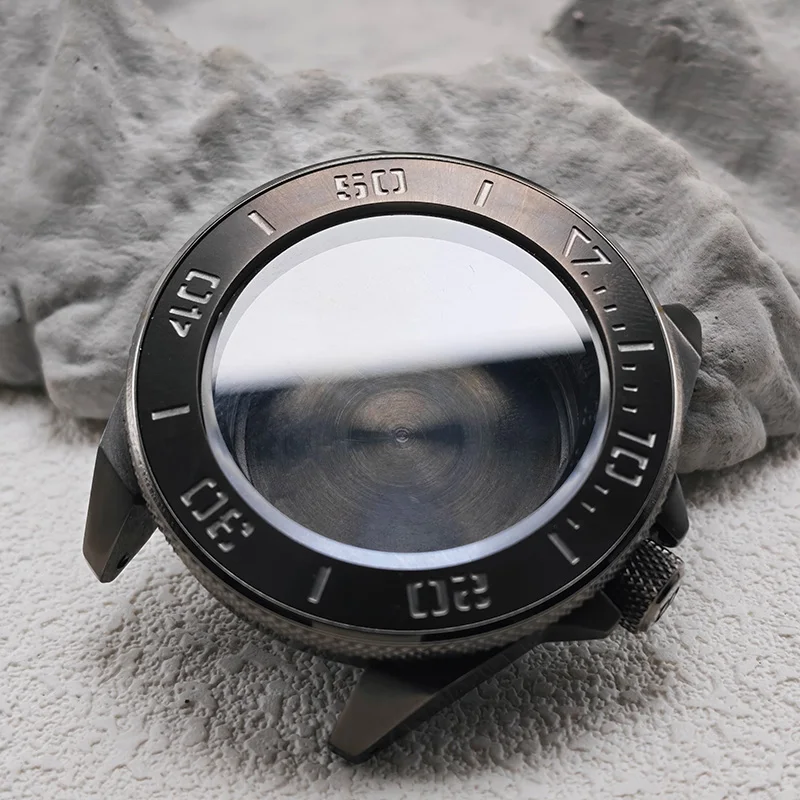 44mm King Samurai Watch Case Gun Grey Stainless Steel Sapphire Glass 20ATM Waterproof Fits NH35 NH36 Movement Men's Watch Parts
44mm King Samurai Watch Case Gun Grey Stainless Steel Sapphire Glass 20ATM Waterproof Fits NH35 NH36 Movement Men's Watch Parts