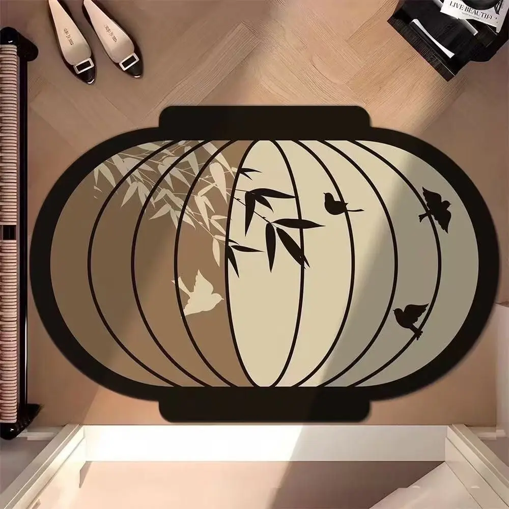 High Quality Bathroom Door Mat Polyester Non-slip Toilet Foot Carpet Washable Quick Dry Lantern Floor Mat
High Quality Bathroom Door Mat Polyester Non-slip Toilet Foot Carpet Washable Quick Dry Lantern Floor Mat