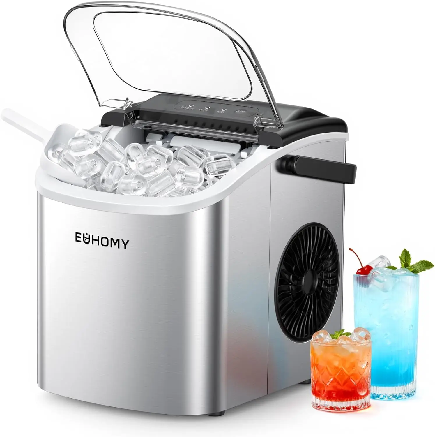 Portable Ice Maker Machine - 26lbs in 24h, Self-Cleaning, 2 Ice Sizes, Countertop
Portable Ice Maker Machine - 26lbs in 24h, Self-Cleaning, 2 Ice Sizes, Countertop