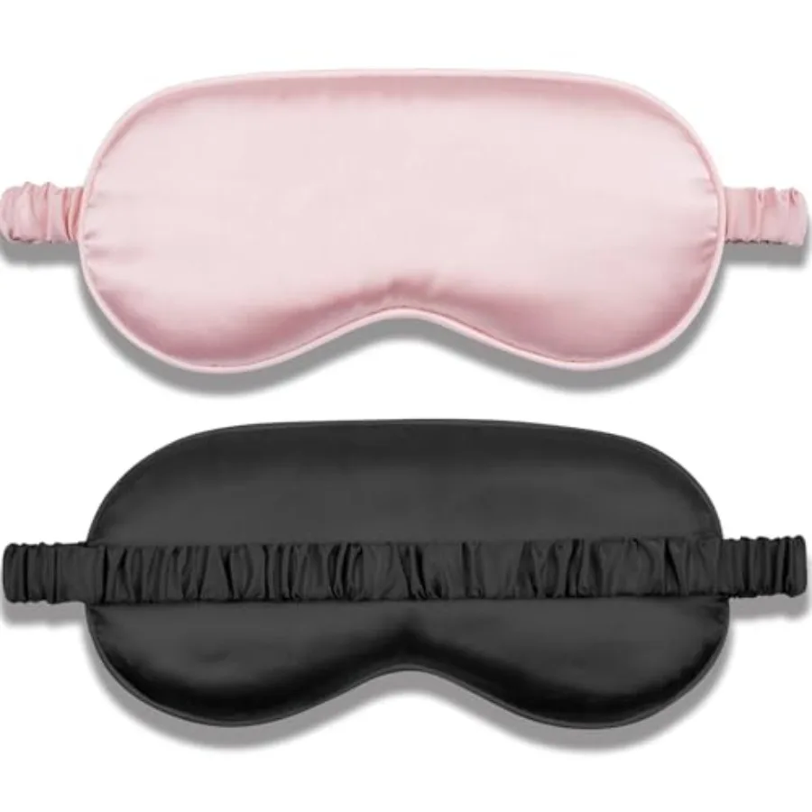 Sleep Mask Set of 2, Adjustable Silk Eye Mask for Sleeping, Soft Sleeping Eye Shade Cover for Women, Good for Blocking Light, R
Sleep Mask Set of 2, Adjustable Silk Eye Mask for Sleeping, Soft Sleeping Eye Shade Cover for Women, Good for Blocking Light, R