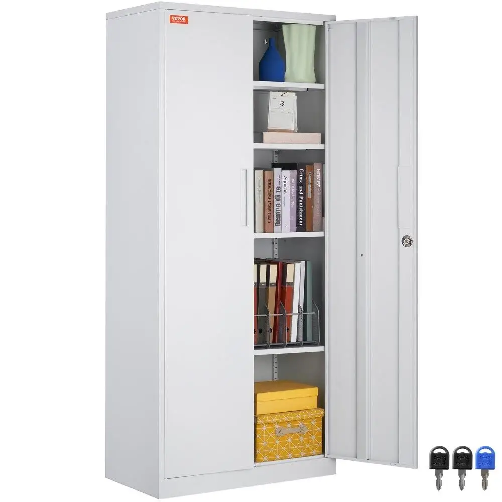 Metal Storage Cabinet Steel Locking Storage with Magnetic Doors 4 Adjustable Shelves 71 Inch Capacity 200 lbs per Shelf for
Metal Storage Cabinet Steel Locking Storage with Magnetic Doors 4 Adjustable Shelves 71 Inch Capacity 200 lbs per Shelf for