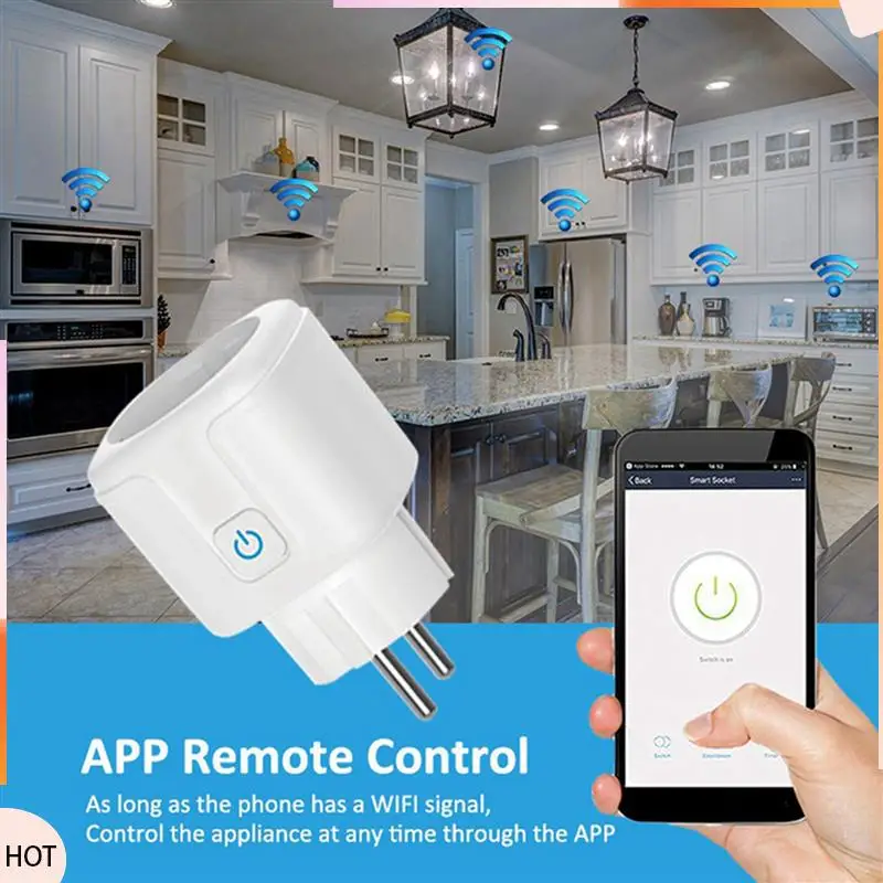 Новости 4X Tuya Smart Wi-Fi Plug EU 20A Смарт-розетка с мониторингом мощности Энергосберегающий пульт дистанционного управления Smart Life EU Plug
Новости 4X Tuya Smart Wi-Fi Plug EU 20A Смарт-розетка с мониторингом мощности Энергосберегающий пульт дистанционного управления Smart Life EU Plug