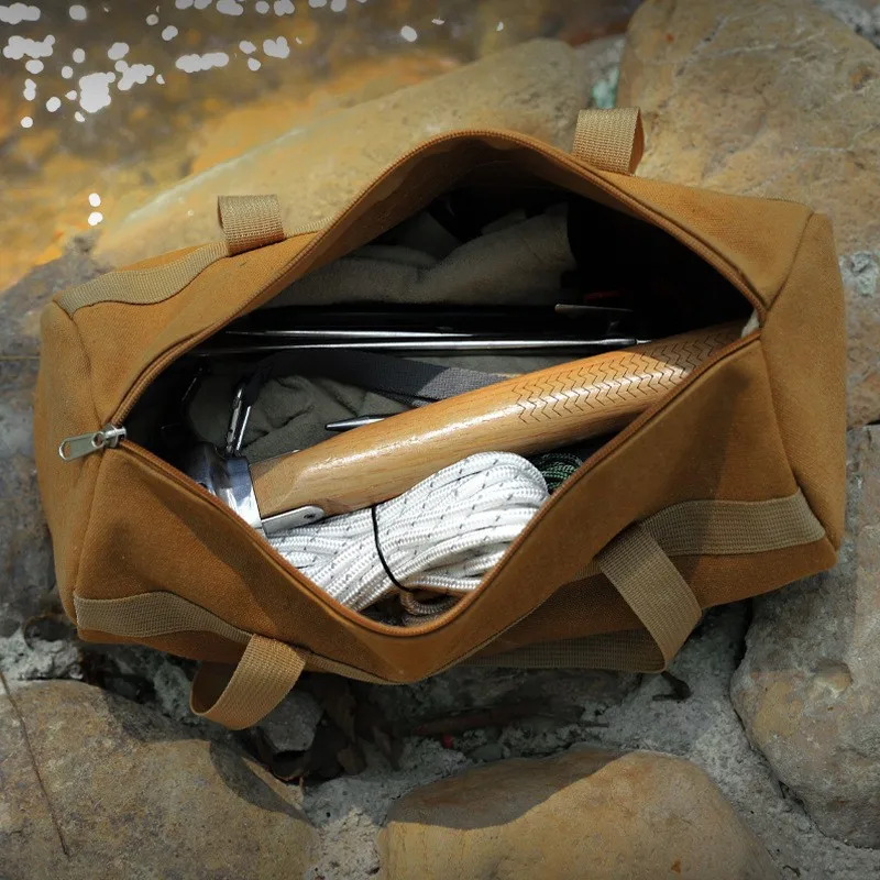 Cylindrical Hand-held Tent Peg Bag Outdoor Camping Tool Bag Portable Organizer Bag for Outdoor Camping Extended Length (40 cm)
Cylindrical Hand-held Tent Peg Bag Outdoor Camping Tool Bag Portable Organizer Bag for Outdoor Camping Extended Length (40 cm)