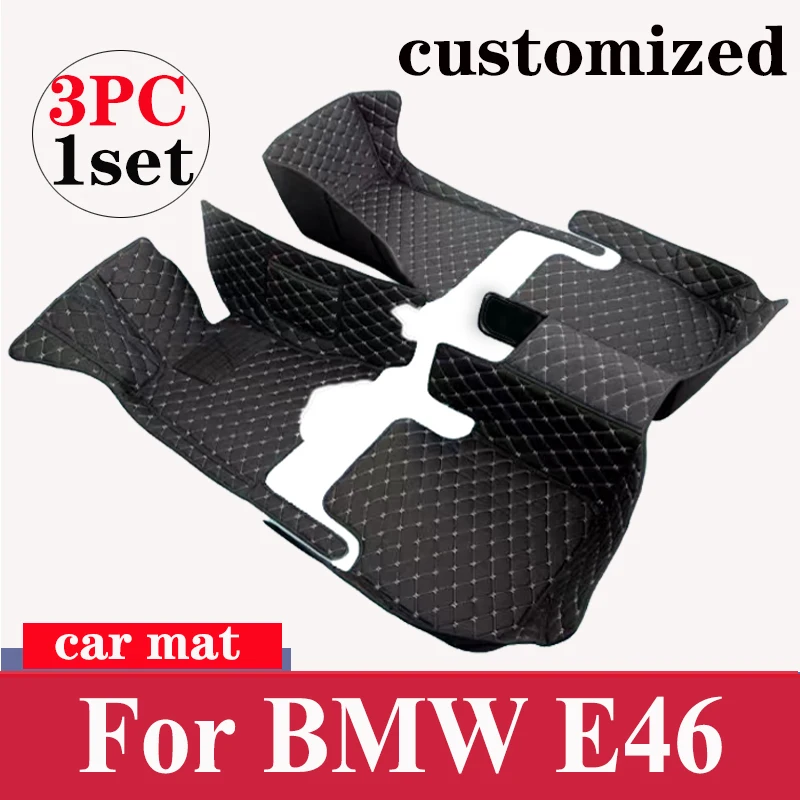 Автомобильные коврики для BMW E46 1998-2004, Прямая поставка, аксессуары для интерьера автомобиля, 100%, кожаные коврики, накладки для ног
Автомобильные коврики для BMW E46 1998-2004, Прямая поставка, аксессуары для интерьера автомобиля, 100%, кожаные коврики, накладки для ног