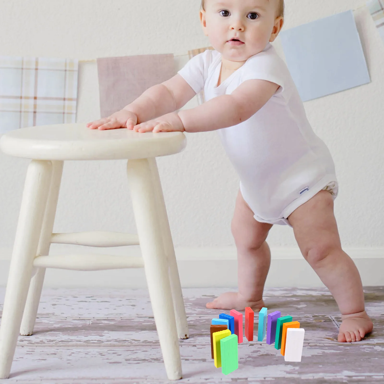 240 шт. развивающих деревянных блоков-домино с гладкими краями без заусенцев, компактный дизайн, способствует когнитивному развитию ребенка
240 шт. развивающих деревянных блоков-домино с гладкими краями без заусенцев, компактный дизайн, способствует когнитивному развитию ребенка