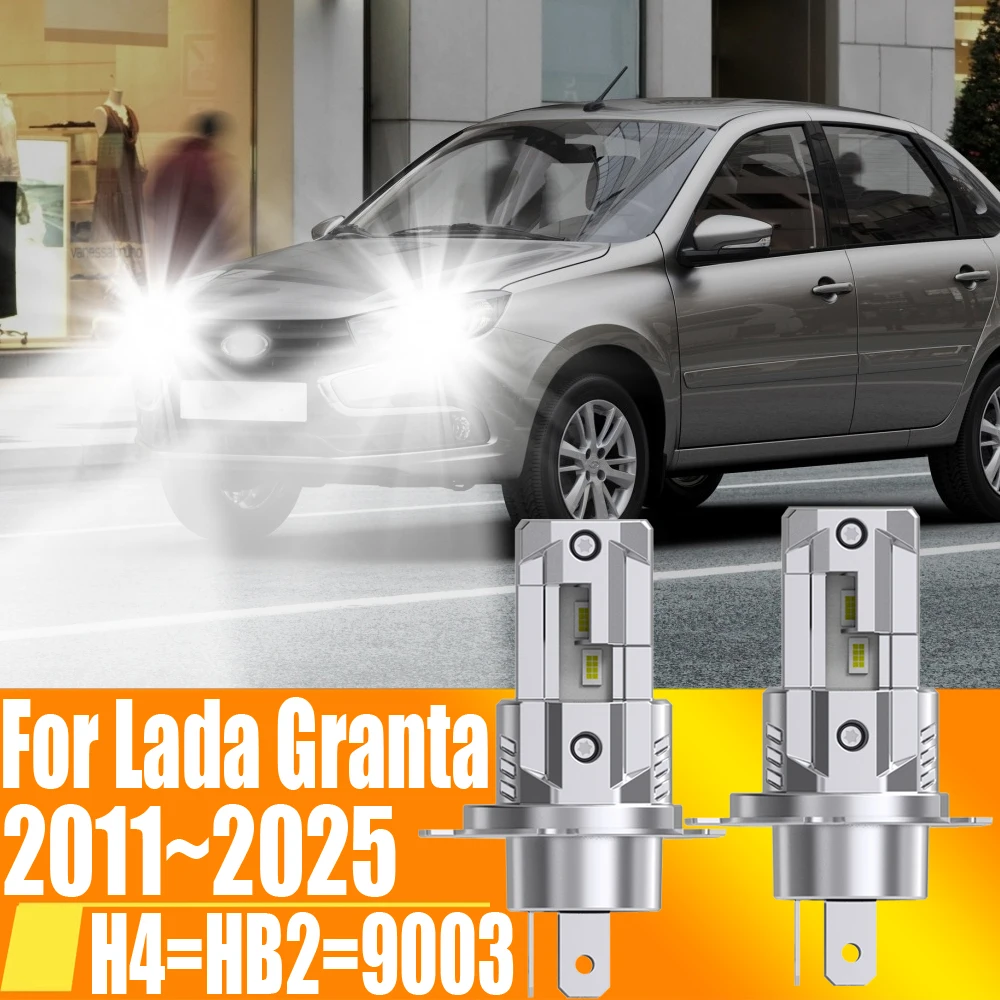 2pcs H4 HB2 9003 Led Headlight Canbus No Error Car Bulb High Power White Fog Light Diode Lamp 12v 55w For Lada Granta 2011~2025
2pcs H4 HB2 9003 Led Headlight Canbus No Error Car Bulb High Power White Fog Light Diode Lamp 12v 55w For Lada Granta 2011~2025