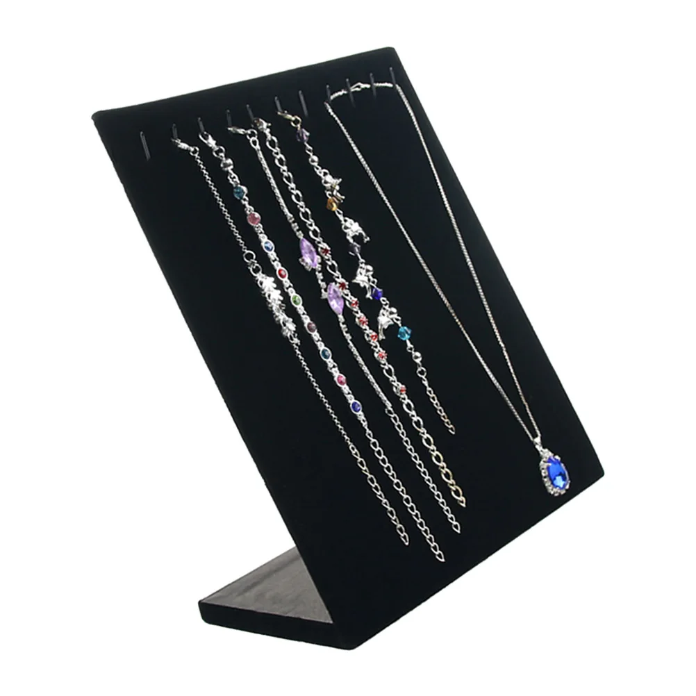 Necklaces Display Stand Jewelry Showcase Velvet Material Collapsible Paperboard Bracelets Organizer Portable Storage Solution
Necklaces Display Stand Jewelry Showcase Velvet Material Collapsible Paperboard Bracelets Organizer Portable Storage Solution