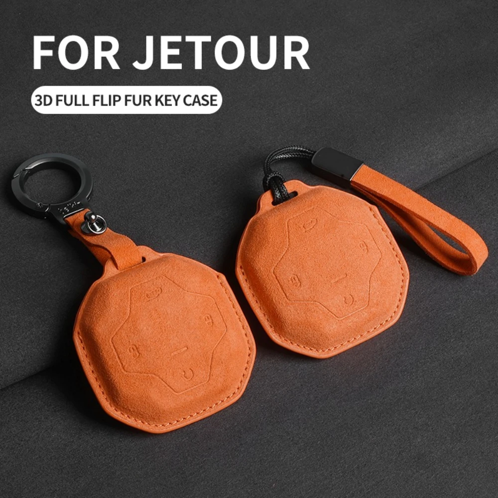 Suede Car Key Case Cover For Jetour Traveller T2 T1 Free Traveller L6 T1 i-DM Car Smart Key Protector Shell Car Accessories
Suede Car Key Case Cover For Jetour Traveller T2 T1 Free Traveller L6 T1 i-DM Car Smart Key Protector Shell Car Accessories
