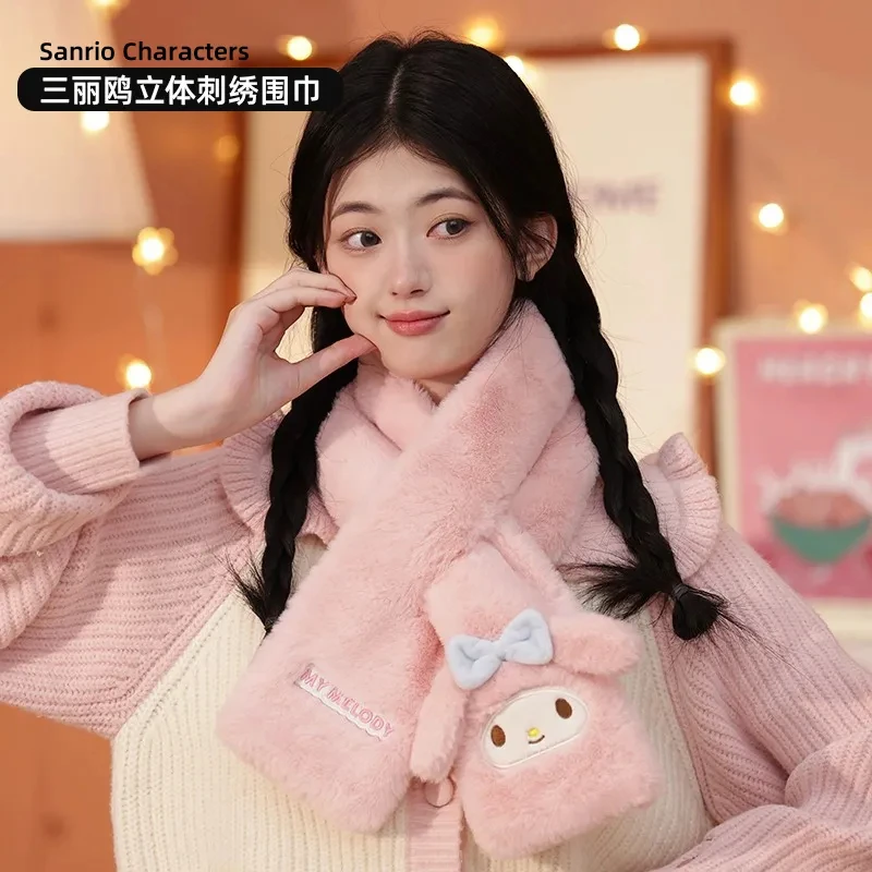 Sanrio New Cute Scarf My Melody Scarf Sweet Style Cartoon Girl Student Outdoor Winter Style Thickened Keep Warm Windproof Scarf
Sanrio New Cute Scarf My Melody Scarf Sweet Style Cartoon Girl Student Outdoor Winter Style Thickened Keep Warm Windproof Scarf