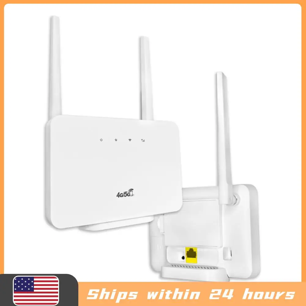 4G Wireless Router 300Mbps 4G Router Wireless Modem External Antenna with Sim Card Slot EU Plug Internet Connection