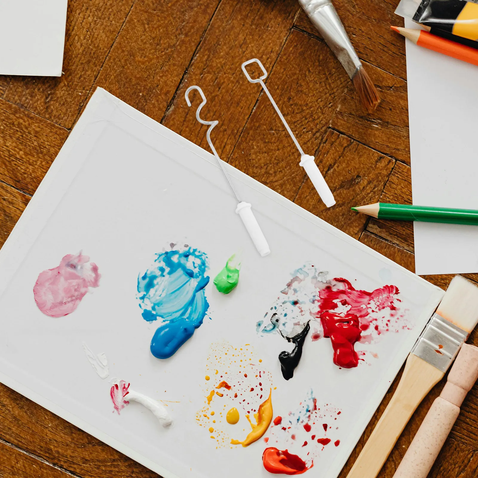 2 шт. электрические насадки-миксеры для акварельных пигментов, спиральные лопатки для смешивания смол и красок, аксессуары для художественных студий
2 шт. электрические насадки-миксеры для акварельных пигментов, спиральные лопатки для смешивания смол и красок, аксессуары для художественных студий