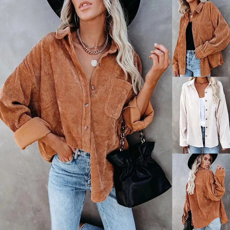 Women's Shirt Pit Stripe Jacket Top Elegant Style Long Sleeve Pure Color Business Casual Fashion Women's Clothing
Women's Shirt Pit Stripe Jacket Top Elegant Style Long Sleeve Pure Color Business Casual Fashion Women's Clothing