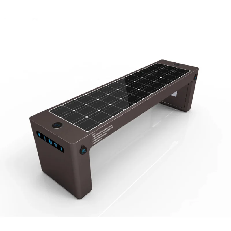 Outdoor Solar Smart Seat Stainless Steel Photovoltaic Smart Park Leisure Chair Mobile Phone Wireless Charging Bench
Outdoor Solar Smart Seat Stainless Steel Photovoltaic Smart Park Leisure Chair Mobile Phone Wireless Charging Bench