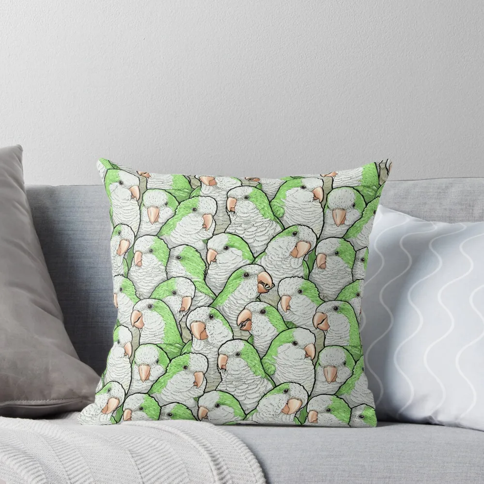 Green Quaker Monk Parakeets Throw Pillow Anime sleeping pillows anime girl pillow
Green Quaker Monk Parakeets Throw Pillow Anime sleeping pillows anime girl pillow