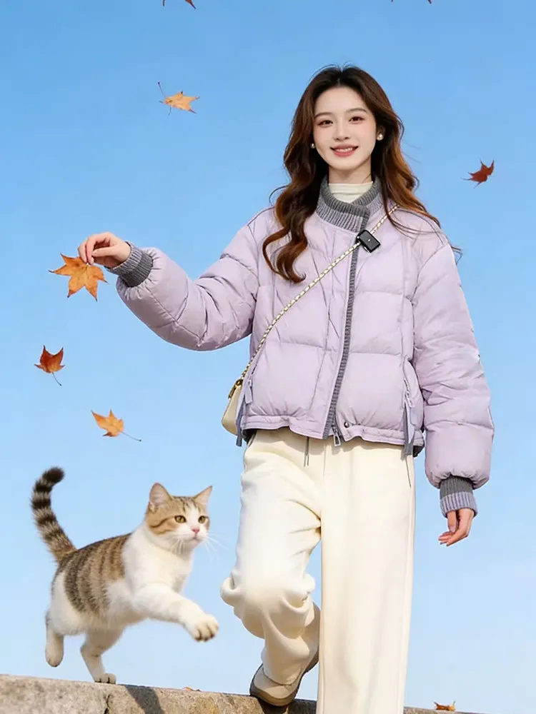 Утепленная хлопковая куртка для женщин: модная зимняя верхняя одежда с комбинированными вставками, универсальное женское хлопковое пальто в корейском стиле
Утепленная хлопковая куртка для женщин: модная зимняя верхняя одежда с комбинированными вставками, универсальное женское хлопковое пальто в корейском стиле