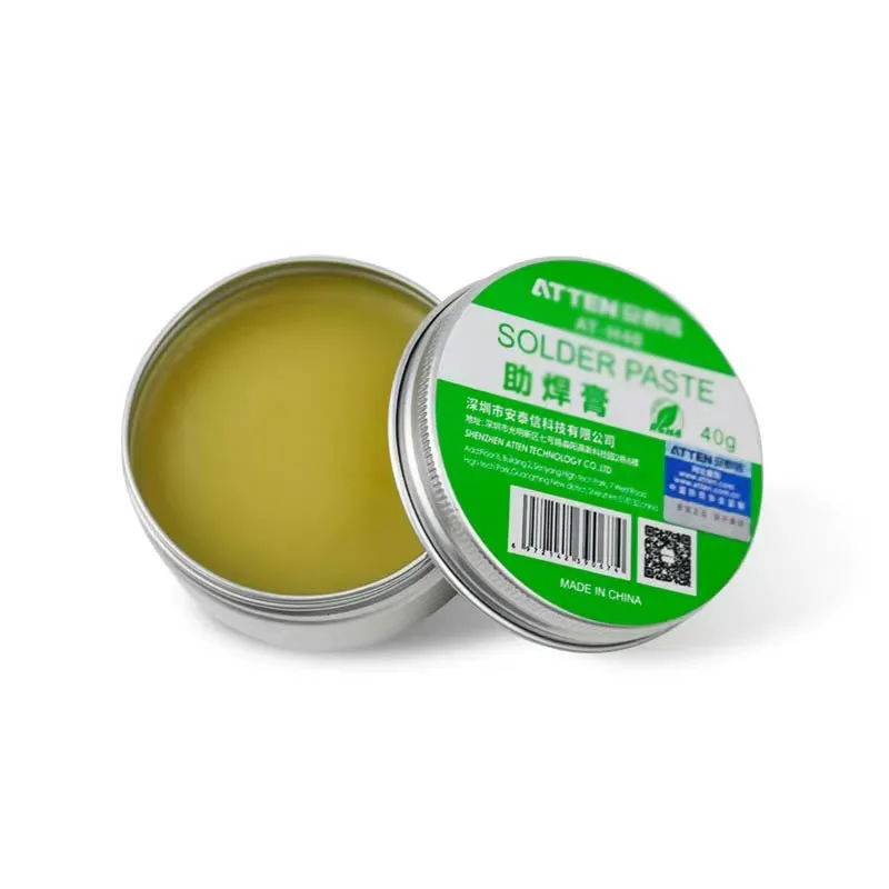 AT-H60 Solder paste Lead-free halogen-free easy tinning mobile phone repair welding tool accessories needle flux AT-H40
AT-H60 Solder paste Lead-free halogen-free easy tinning mobile phone repair welding tool accessories needle flux AT-H40