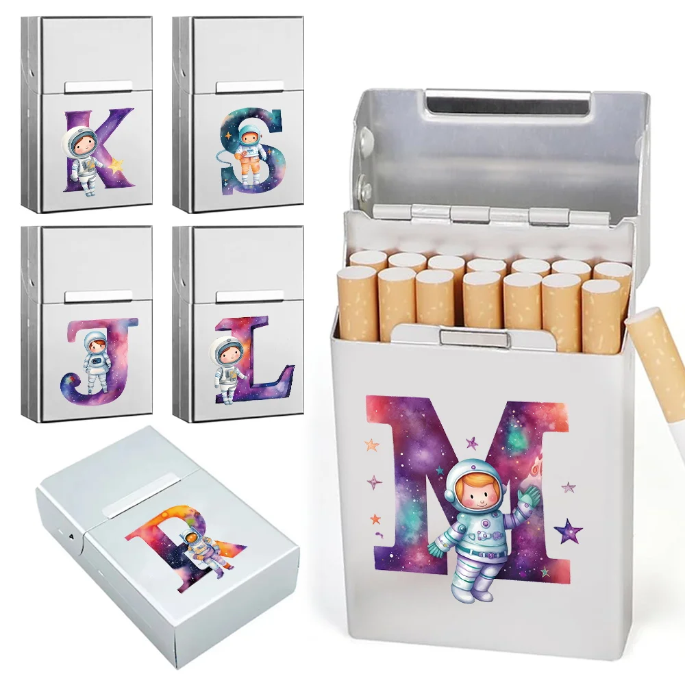 Metal Cigarette Cigar Case Cover Portable Tobacco Organizer Holder Pocket Storage Box Daily Smoking Container Astronaut Pattern
Metal Cigarette Cigar Case Cover Portable Tobacco Organizer Holder Pocket Storage Box Daily Smoking Container Astronaut Pattern