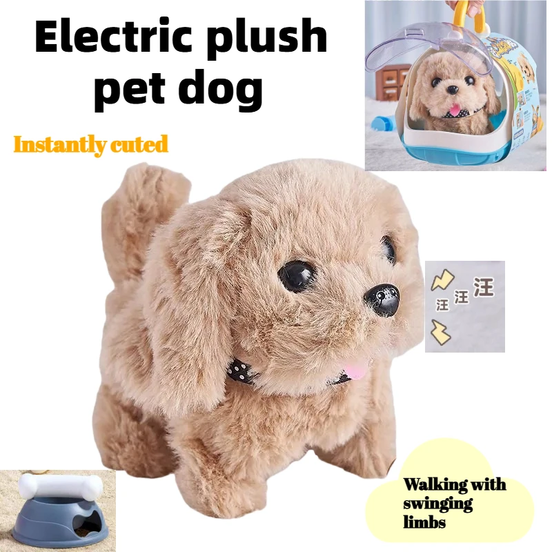 Electric Plush Puppy Dog Kitten Walking Barking Interactive brain-boosting Toy, Christmas Gift for Kids Boys Girls
Electric Plush Puppy Dog Kitten Walking Barking Interactive brain-boosting Toy, Christmas Gift for Kids Boys Girls