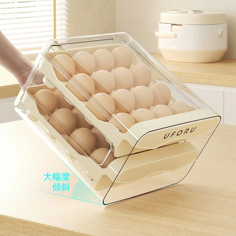LMM egg storage box, special egg box for refrigerator, drawer type for household use
LMM egg storage box, special egg box for refrigerator, drawer type for household use