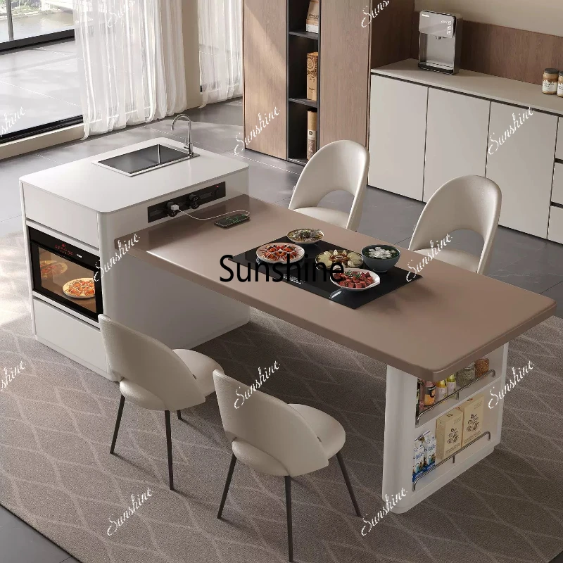 Cream Wind Island Dining Table with Warm Cutting Board Integrated Retractable Modern Simple Household
Cream Wind Island Dining Table with Warm Cutting Board Integrated Retractable Modern Simple Household