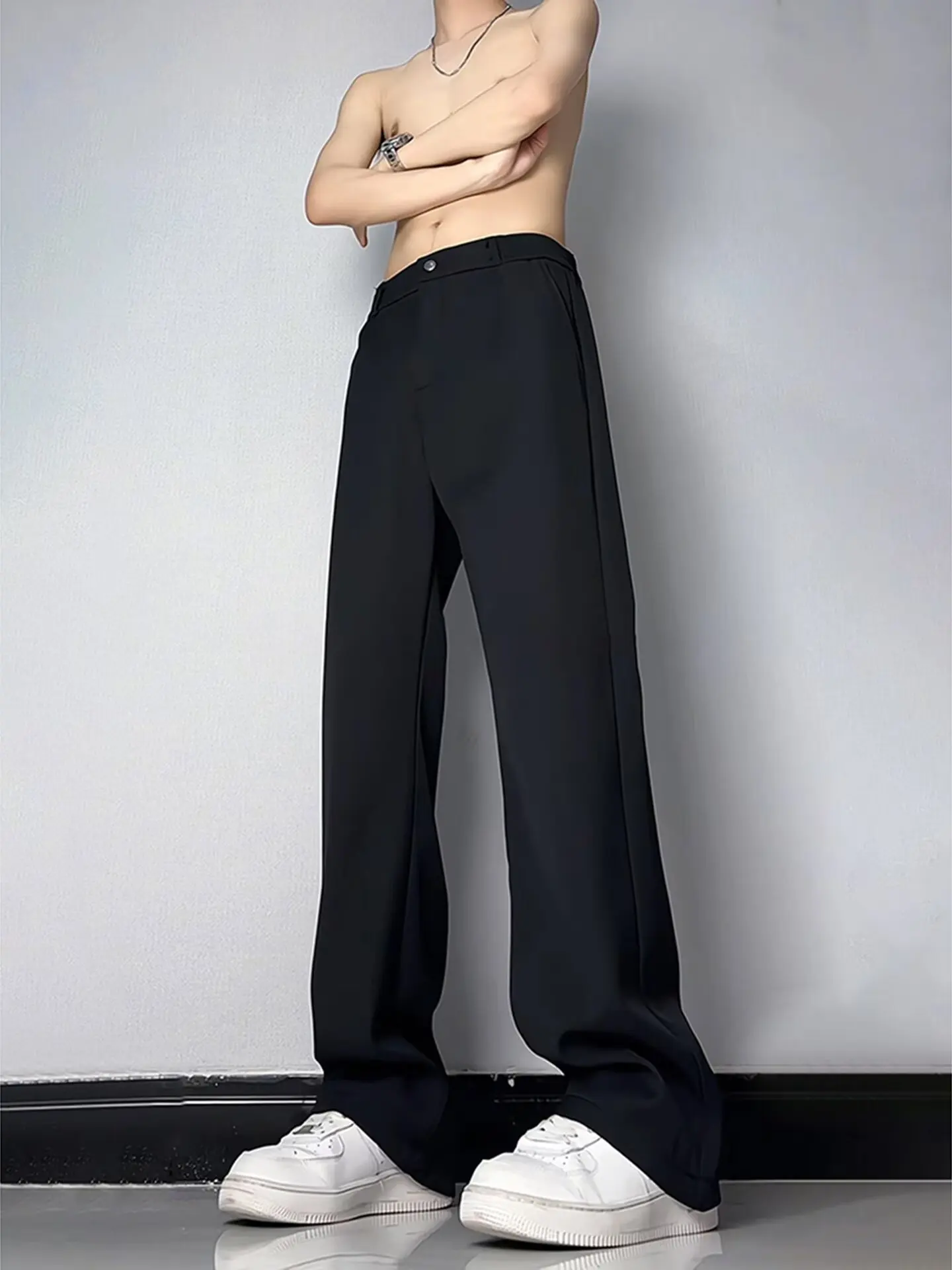 Baggy Pants Casual Trousers Black Wide Leg Straight Loose Fit Summer Menswear High Street Style Men's pants cargo pants
Baggy Pants Casual Trousers Black Wide Leg Straight Loose Fit Summer Menswear High Street Style Men's pants cargo pants