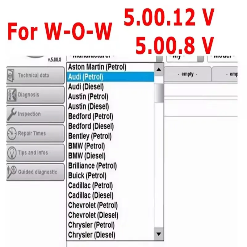 diagnostic Software 5.00.8 R2 WOW 5.00.12 + Multi-languages with Keygen for DS--150E Multidiag Cars and Trucks auto Program
diagnostic Software 5.00.8 R2 WOW 5.00.12 + Multi-languages with Keygen for DS--150E Multidiag Cars and Trucks auto Program