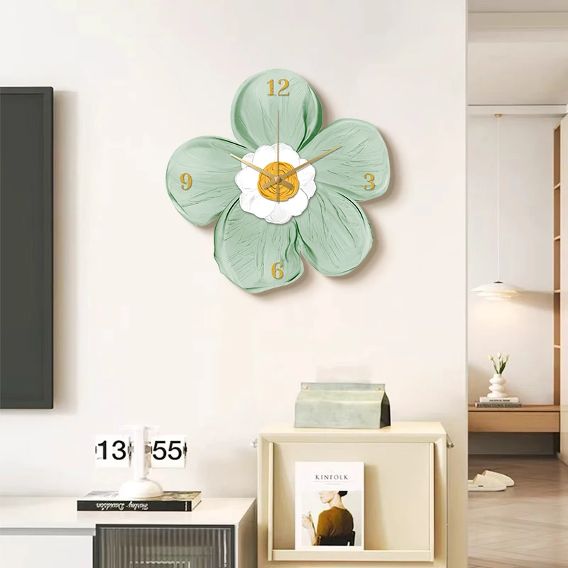 Cute Flower Creative Wall Clock Modern Luxury Nordic Cartoon Clock Living Room Dining Room Bedroom Home Decor Wall-mounted Clock
Cute Flower Creative Wall Clock Modern Luxury Nordic Cartoon Clock Living Room Dining Room Bedroom Home Decor Wall-mounted Clock