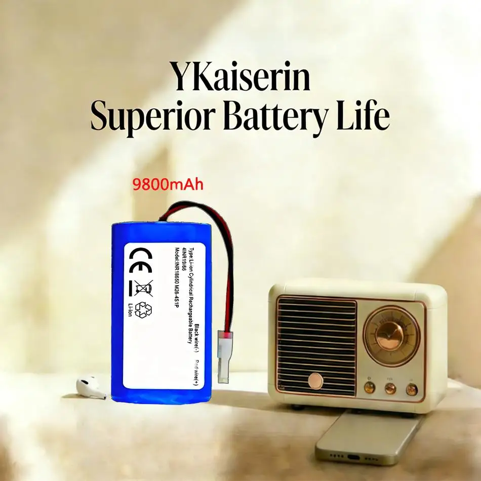 Cleaning Robot Battery INR18650 M26-4S1P 9800Mah For Ilife V5 V5s V50 V3 DF45 DF43 Plus V3s Pro Vacuum Cleaner
Cleaning Robot Battery INR18650 M26-4S1P 9800Mah For Ilife V5 V5s V50 V3 DF45 DF43 Plus V3s Pro Vacuum Cleaner