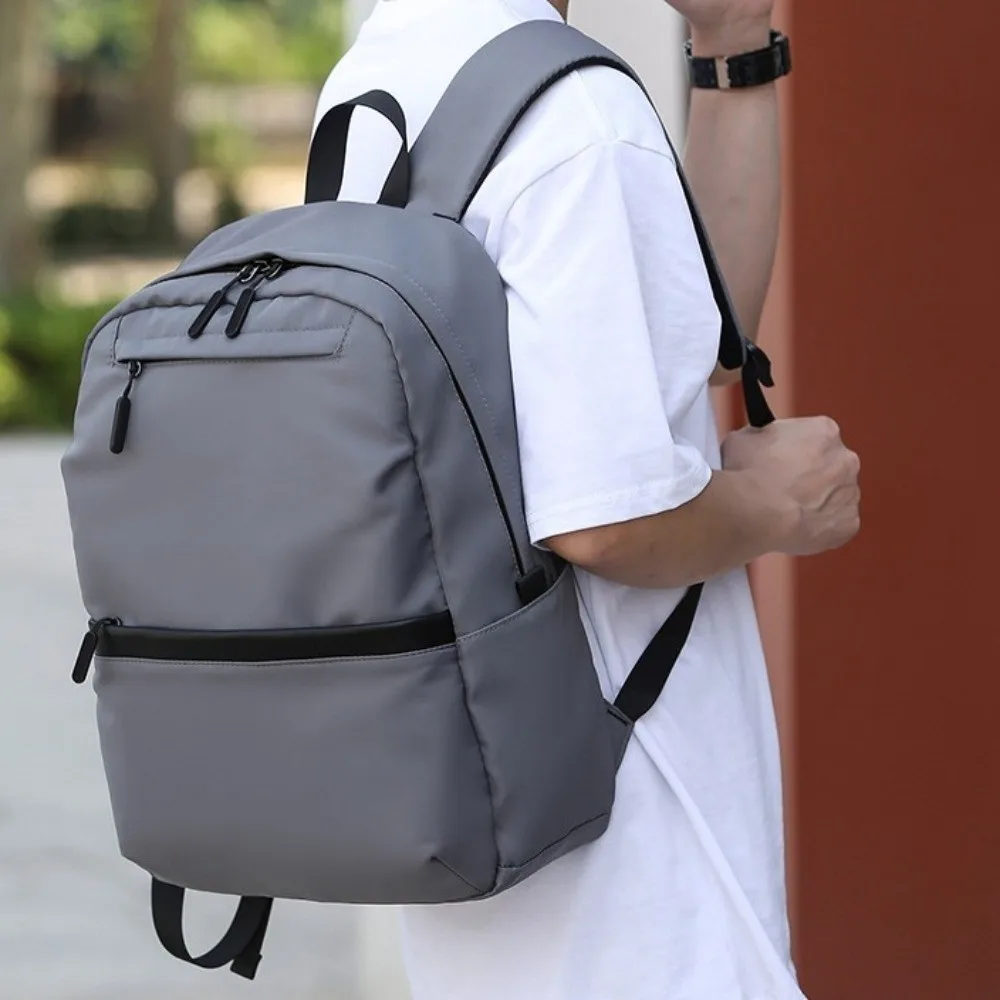 Прочный мужской рюкзак большой вместимости из ткани Оксфорд с несколькими карманами, дорожный рюкзак, черный, серый, уличная одежда, студенческая школьная сумка, деловая сумка
Прочный мужской рюкзак большой вместимости из ткани Оксфорд с несколькими карманами, дорожный рюкзак, черный, серый, уличная одежда, студенческая школьная сумка, деловая сумка