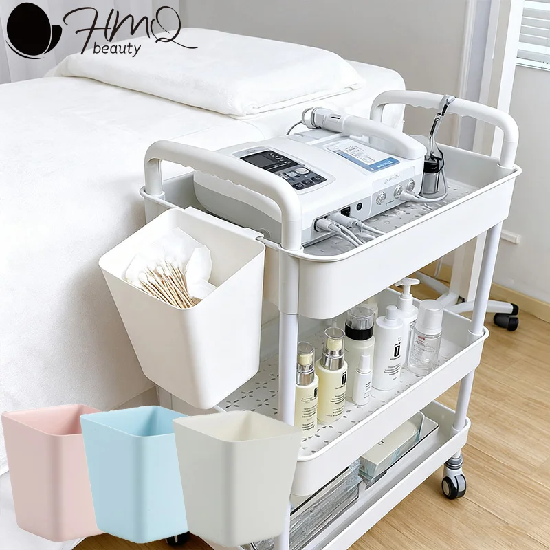 3Tier Plastic Rolling Utility Cart with Storage Bucket for Cleaning Cosmetic Medical Salon Desktop Tra Trolley Storage Organizer
3Tier Plastic Rolling Utility Cart with Storage Bucket for Cleaning Cosmetic Medical Salon Desktop Tra Trolley Storage Organizer
