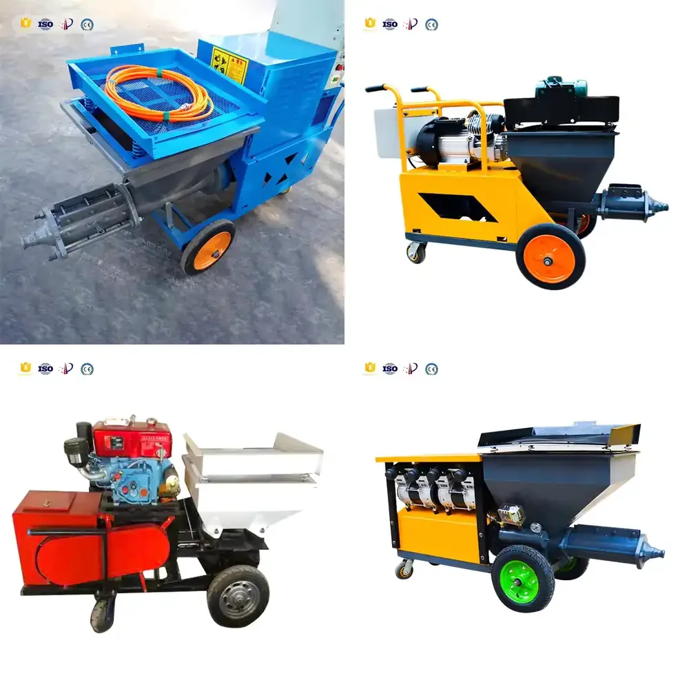 High Quality Cement Mortar Plaster Spraying Machine Ceiling Wall Cement Mortar Spray Plaster Machine
High Quality Cement Mortar Plaster Spraying Machine Ceiling Wall Cement Mortar Spray Plaster Machine