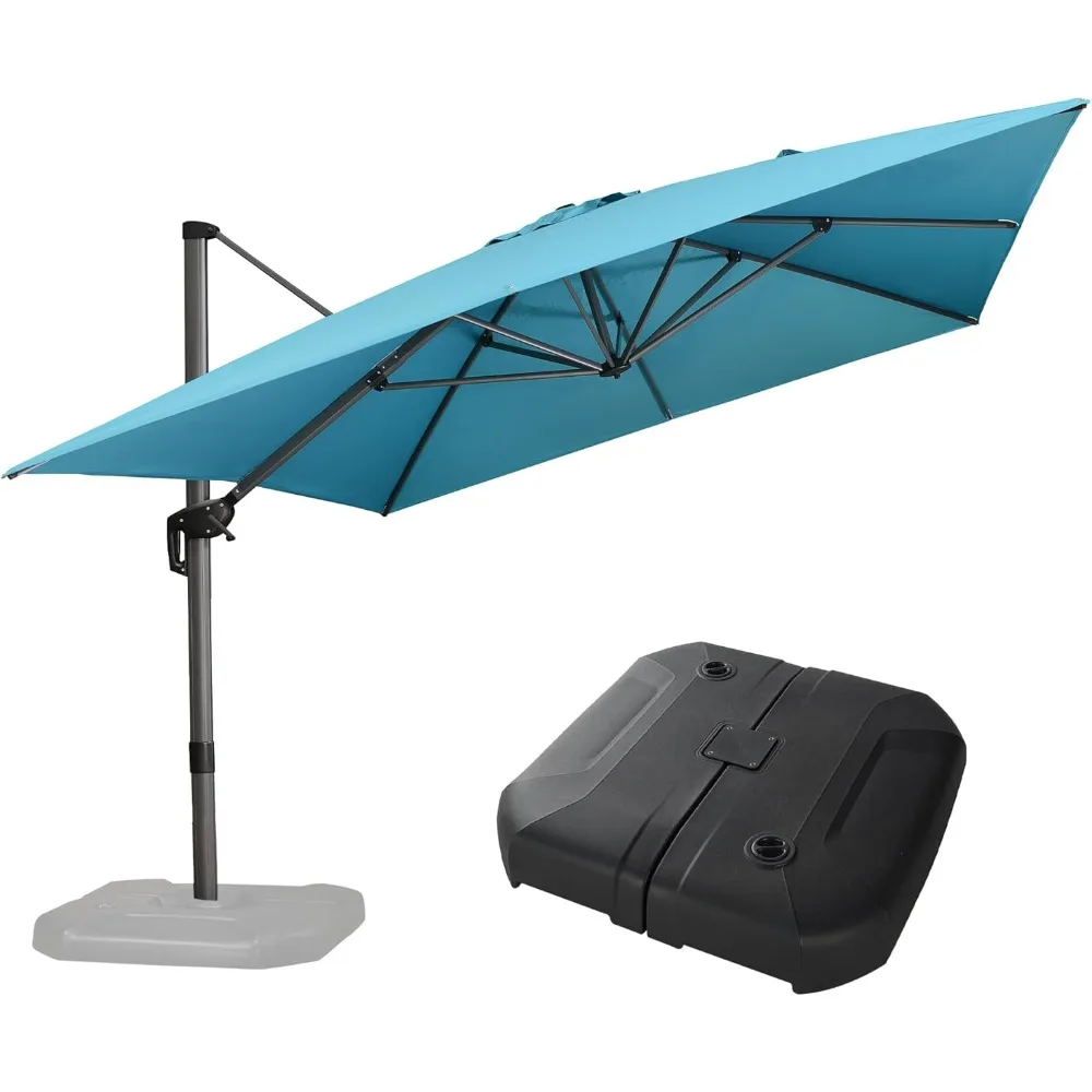 10' X 13' Patio Umbrella with Base Outdoor Cantilever Rectangle Offset Umbrella with 360-degree Rotation for Garden Deck Pool P
10' X 13' Patio Umbrella with Base Outdoor Cantilever Rectangle Offset Umbrella with 360-degree Rotation for Garden Deck Pool P