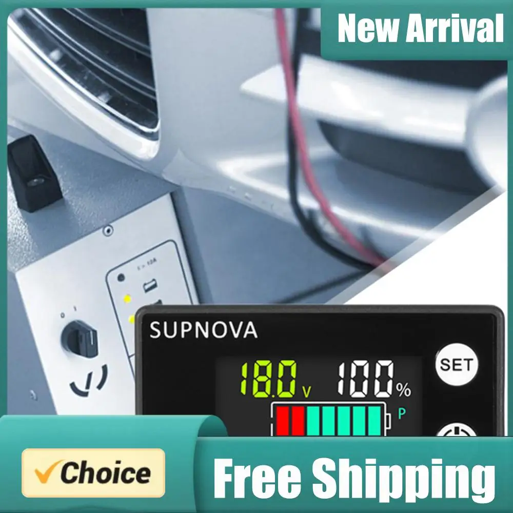 DC 8V-100V LCD Car Motorcycle Voltmeter Battery Capacity Indicator Lead-acid Lithium LiFePO4 Voltage Tester Voltage Meter Tester
DC 8V-100V LCD Car Motorcycle Voltmeter Battery Capacity Indicator Lead-acid Lithium LiFePO4 Voltage Tester Voltage Meter Tester