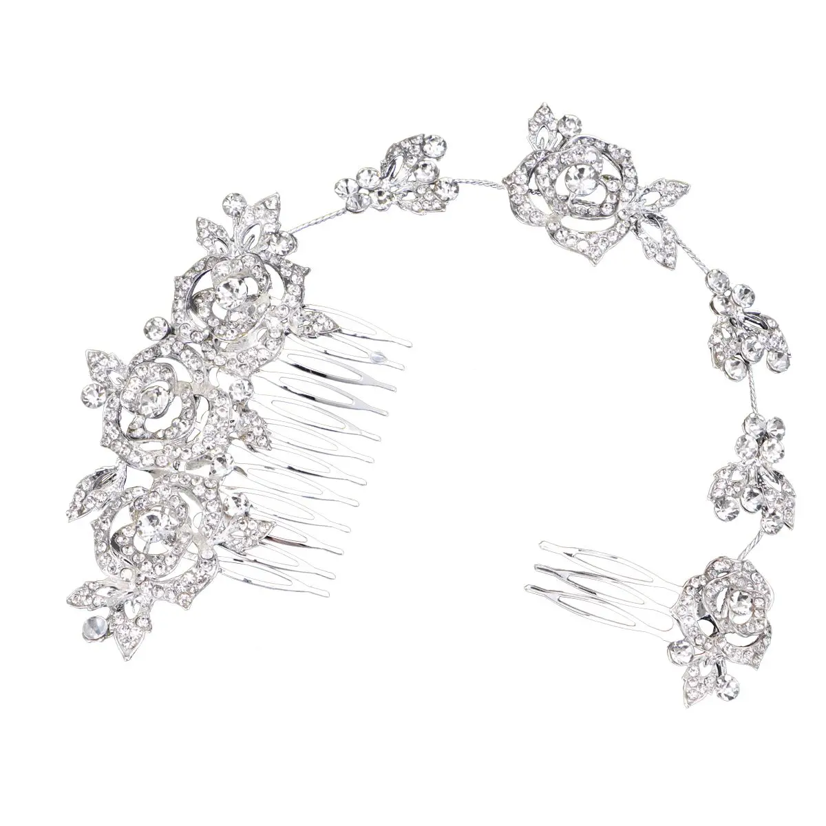 Rhinestone Hair Comb 28x6cm Wedding Accessory Crystal Pearl Clip for Women Bridal Party Proms Special Occasions Hair Pin
Rhinestone Hair Comb 28x6cm Wedding Accessory Crystal Pearl Clip for Women Bridal Party Proms Special Occasions Hair Pin