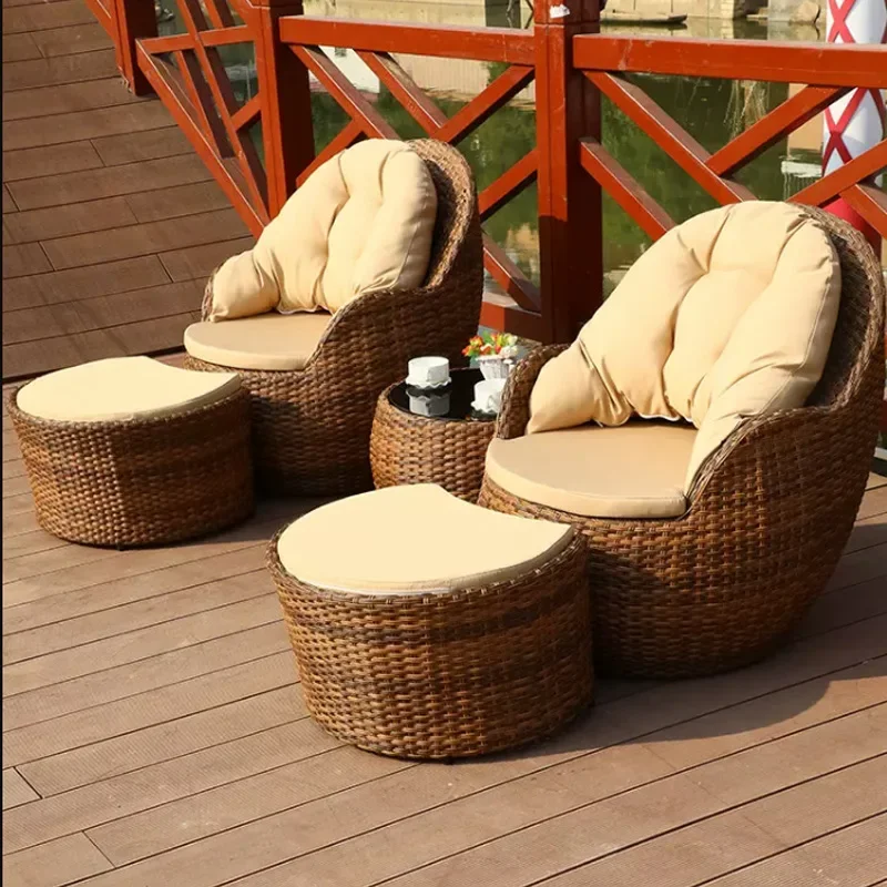 Rattan Tables and Chairs, Rattan Chair Three-piece Set, Garden Courtyard, Lazy Sofa, Coffee Table Table and Chair Combination
Rattan Tables and Chairs, Rattan Chair Three-piece Set, Garden Courtyard, Lazy Sofa, Coffee Table Table and Chair Combination