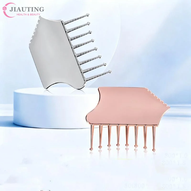 1PCS Portable Zinc Alloy Scalp Massager Comb , Guasha Scraping Tool For Head, Neck, Shoulders, Legs & Arms For Soothing Relief
1PCS Portable Zinc Alloy Scalp Massager Comb , Guasha Scraping Tool For Head, Neck, Shoulders, Legs & Arms For Soothing Relief