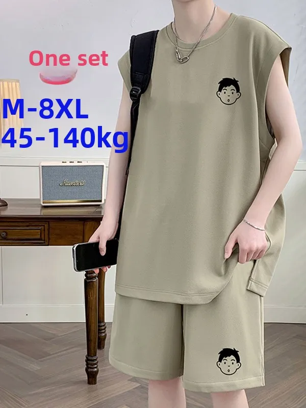 Ice Silk Thin Vest Sleepwear Set for Fat Men Summer Lightweight Fitness Running Basketball Casual Sports Suit for Teens
Ice Silk Thin Vest Sleepwear Set for Fat Men Summer Lightweight Fitness Running Basketball Casual Sports Suit for Teens