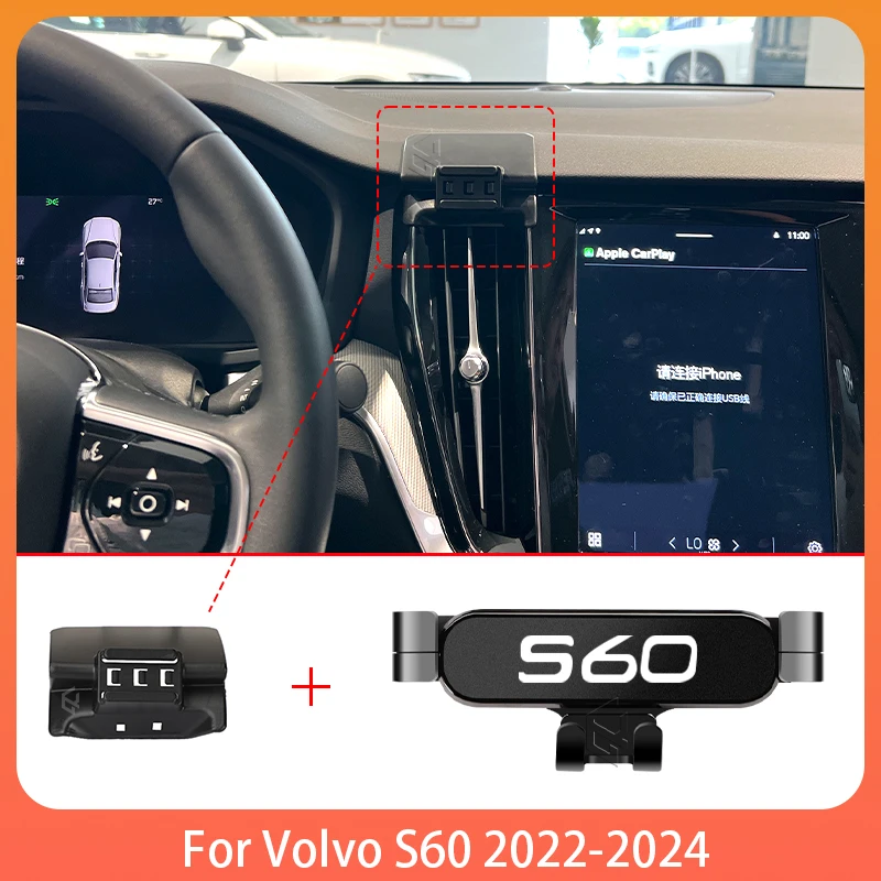 Car Mobile Phone Holder For Volvo S60 2022-2024 Adjustable Special Mobile Phone Holder GPS Base Mount Stand Accessories
Car Mobile Phone Holder For Volvo S60 2022-2024 Adjustable Special Mobile Phone Holder GPS Base Mount Stand Accessories