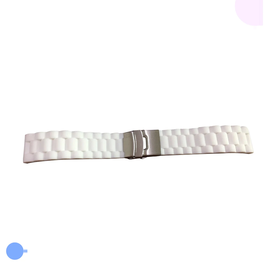 22 Mm Silicone Watch Strap Folding Clasp Watchband Deployment Buckle Wristband Bands Accessories
22 Mm Silicone Watch Strap Folding Clasp Watchband Deployment Buckle Wristband Bands Accessories