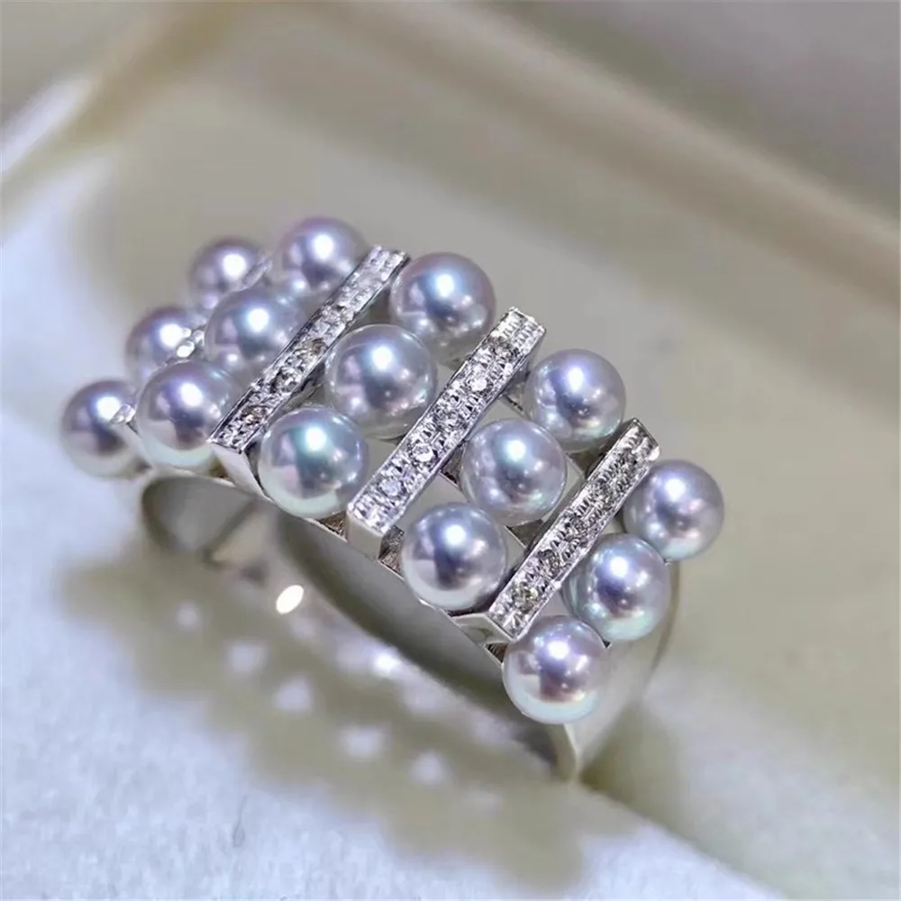 S925 Silver Sterling Ring Inlaid Zirconia Half Hole Pearl Ring Base Resizable Design DIY Handmade Fine Jewelry Ring Accessories
S925 Silver Sterling Ring Inlaid Zirconia Half Hole Pearl Ring Base Resizable Design DIY Handmade Fine Jewelry Ring Accessories