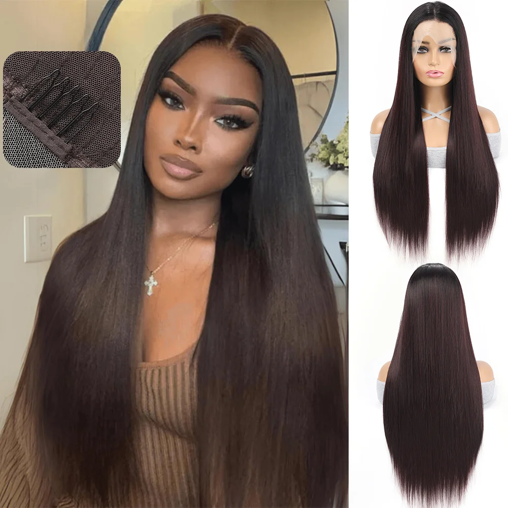 Синтетические парики фронта шнурка Длинные прямые волосы Парик 13x4 Средняя часть Омбер Парик 26-дюймовый предварительно сорванный парик фронта шнурка для женщин
Синтетические парики фронта шнурка Длинные прямые волосы Парик 13x4 Средняя часть Омбер Парик 26-дюймовый предварительно сорванный парик фронта шнурка для женщин
