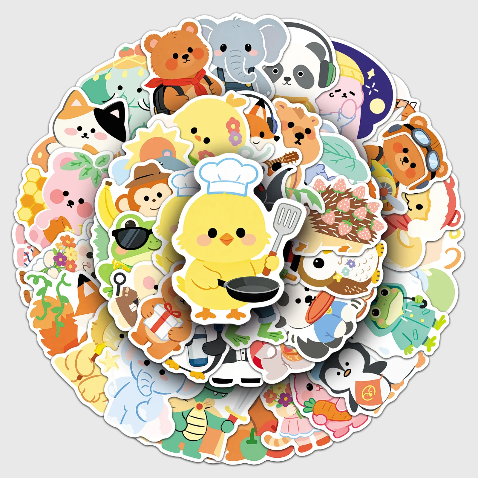 50 Original Graffiti Small Animal Stickers Cartoon Cute Waterproof Decoration Refrigerator Computer Handbooks Gooka Stickers
50 Original Graffiti Small Animal Stickers Cartoon Cute Waterproof Decoration Refrigerator Computer Handbooks Gooka Stickers