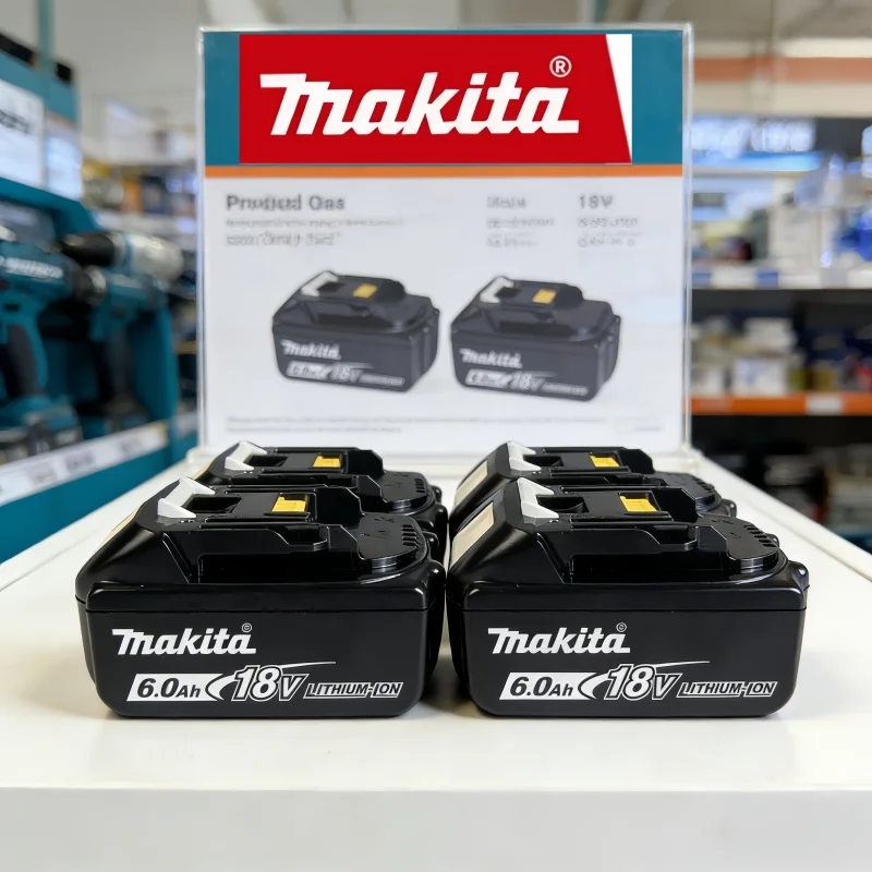 New Original Makita 18V Battery 6ah,With Battery Indicator Rechargeable Makita Battery,BL1830 BL1840 BL1850 Power Tool Battery
New Original Makita 18V Battery 6ah,With Battery Indicator Rechargeable Makita Battery,BL1830 BL1840 BL1850 Power Tool Battery